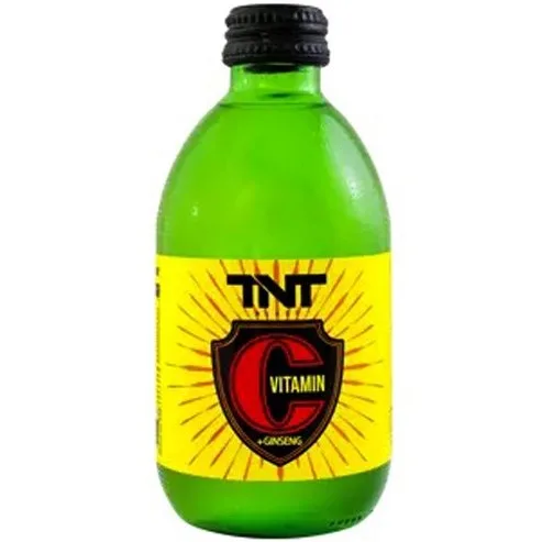 نوشیدنی گازدار انرژی زا ویتامین ث C + جینسینگ تی ان تی 240 میلی لیتر