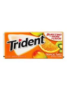 آدامس تریدنت میوه های استوایی تکی 14 عددی – TRIDENT